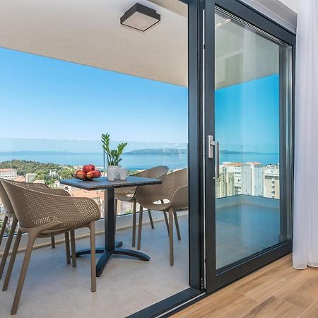 Luxury Adria Sea & City View Apartment Makarska Exterior foto