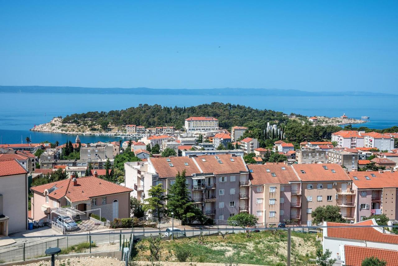 Luxury Adria Sea & City View Apartment Makarska Exterior foto