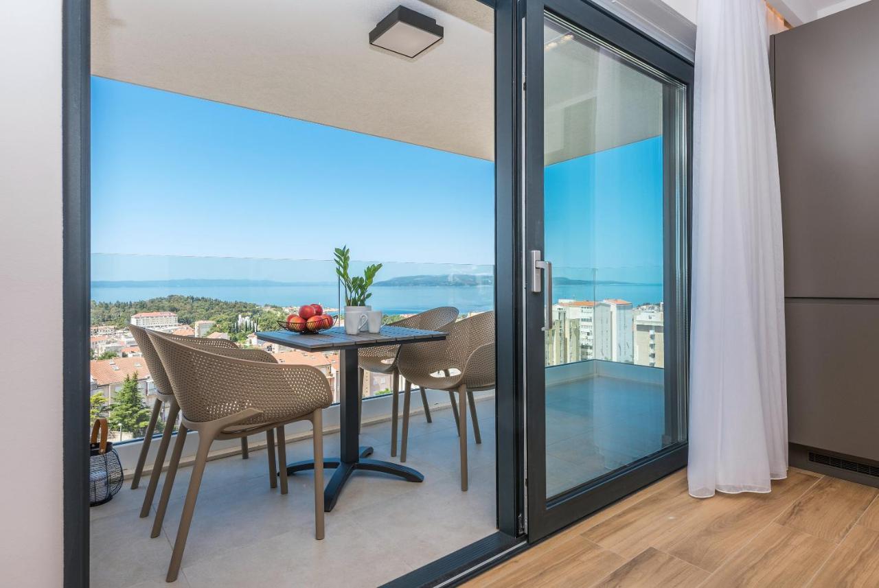 Luxury Adria Sea & City View Apartment Makarska Exterior foto