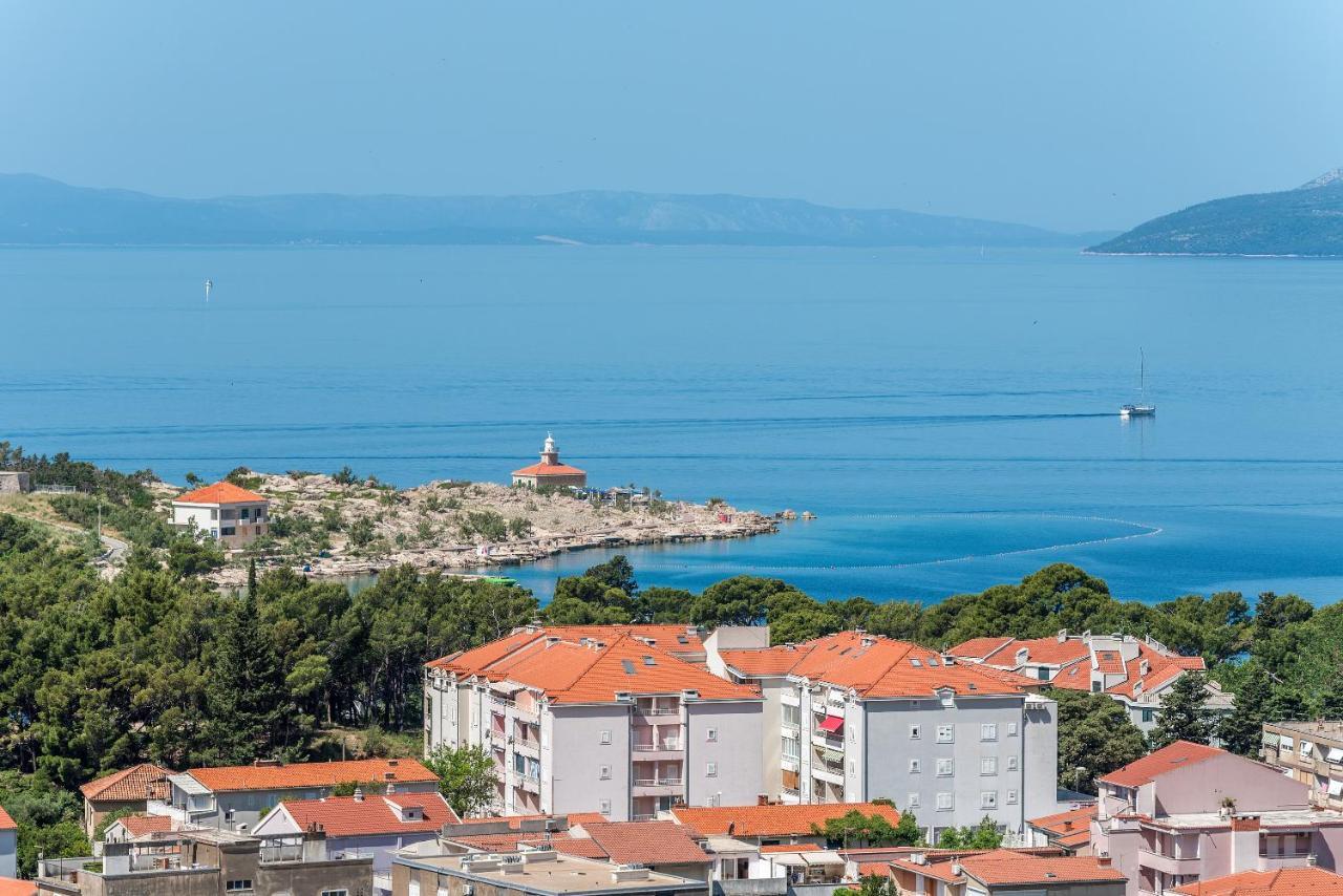Luxury Adria Sea & City View Apartment Makarska Exterior foto